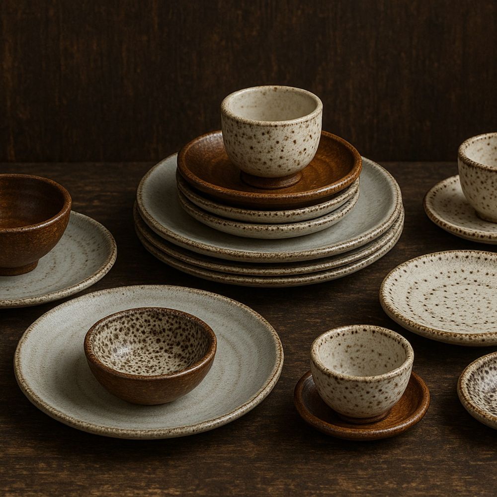 Cerâmica Artesanal 16 Peças