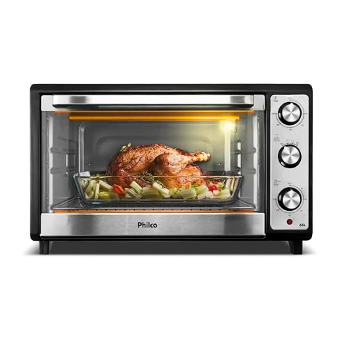 Novidade Vida Prática: Forno Elétrico 65L Philco Dupla Resistência